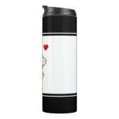 Bouteilles Isothermes Cute Kitty Chat & Coeur (Tourné sur la droite)