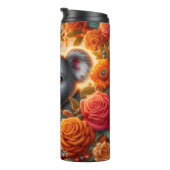 Bouteilles Isothermes Cute Koala avec un Rose (Tourné sur la droite)