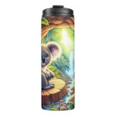 Bouteilles Isothermes Cute Koala en Forêt Magique (Devant)