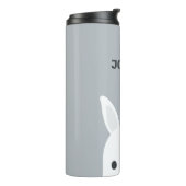 Bouteilles Isothermes Cute Little Bunny Rabbit with Personalized (Tourné sur la gauche)