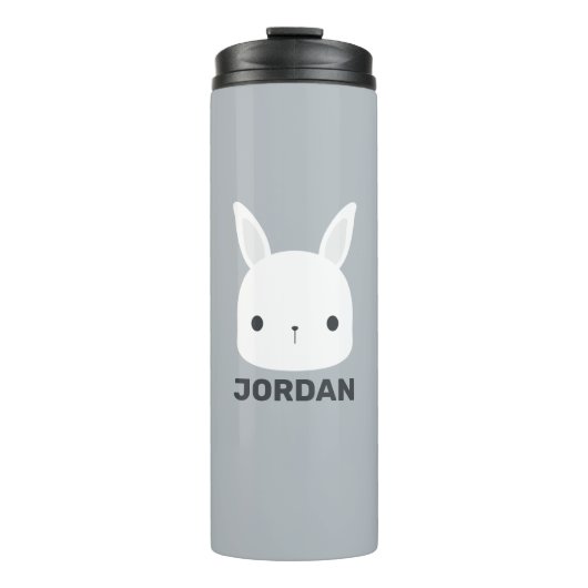 Bouteilles Isothermes Cute Little Bunny Rabbit with Personalized (Devant)