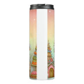 Bouteilles Isothermes Cute, maison de pain d'épices (Dos)