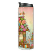 Bouteilles Isothermes Cute, maison de pain d'épices (Tourné sur la droite)