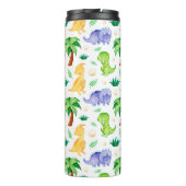 Bouteilles Isothermes Cute Neon Aquarelle Dinosaur Motif (Dos)