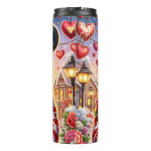 Bouteilles Isothermes Cute Panda Winter Rose Bouquet Wrap (Dos)