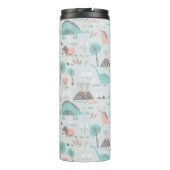 Bouteilles Isothermes Cute Pastel Dinosaur Motif (Dos)