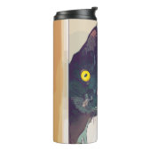 Bouteilles Isothermes Cute Peeking Conception Chat Tumbler Thermique (Tourné sur la gauche)