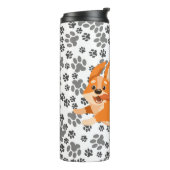 Bouteilles Isothermes Cute Pembroke Welsh Corgi (Tourné sur la gauche)