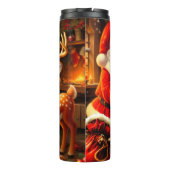 Bouteilles Isothermes Cute Père Noël et Reindeer (Dos)