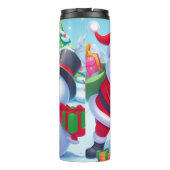 Bouteilles Isothermes Cute Père Noël et Snowman (Dos)