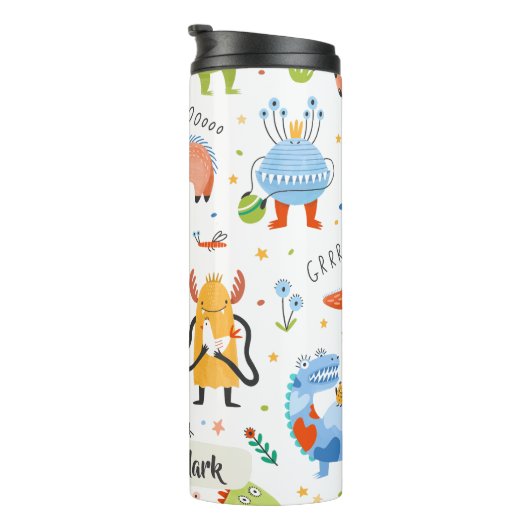 Bouteilles Isothermes Cute Personnalisé Dinosaure Alien Enfants