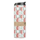 Bouteilles Isothermes Cute Pig Nursery School Design – Adorable Farm (Tourné sur la gauche)