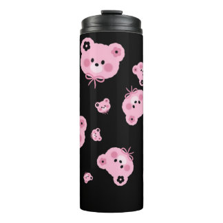 Bouteilles Isothermes Cute Pink Teddy Bear Thermal Tumbler 