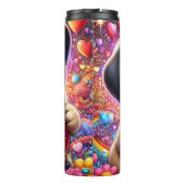 Bouteilles Isothermes Cute Pug Puppy Love Heart (Dos)