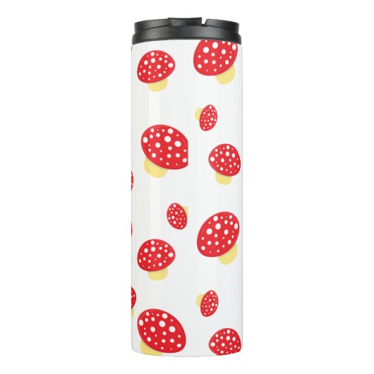 Bouteilles Isothermes Cute Red Spotty Toadstool Mushrooms Pattern (Dos)