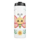 Bouteilles Isothermes Cute, ressort/papillon (Devant)