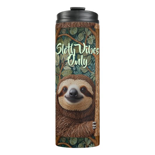 Bouteilles Isothermes Cute retro boho Sloth Hang in there (Devant)