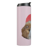 Bouteilles Isothermes Cute Rose Guinée Pig vous aime le plus (Tourné sur la gauche)