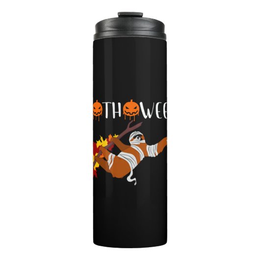 Bouteilles Isothermes Cute sloth Slothoween Halloween costume (Devant)