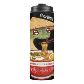 Bouteilles Isothermes Cute Snake : Fête de Ramen, Casquette asiatique (Devant)