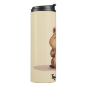 Bouteilles Isothermes Cute tired capybara (Tourné sur la gauche)