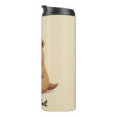 Bouteilles Isothermes Cute tired capybara (Tourné sur la droite)