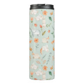 Bouteilles Isothermes Cute Turquoise bébé animal Pastel Motif (Dos)