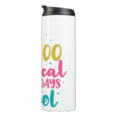 Bouteilles Isothermes Cute Unicorn 100 Jours Magiques De L'École (Tourné sur la droite)