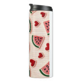 Bouteilles Isothermes Cute Watermelon & Hearts Pattern Aesthetic School (Tourné sur la droite)