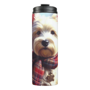 Bouteilles Isothermes Cute West Highland Peinture de Terrier blanc