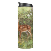 Bouteilles Isothermes Cute White Deer Twin Fawns (Tourné sur la droite)