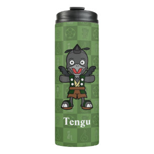 Bouteilles Isothermes Cute Yokai Karasu Tengu Folklore japonais