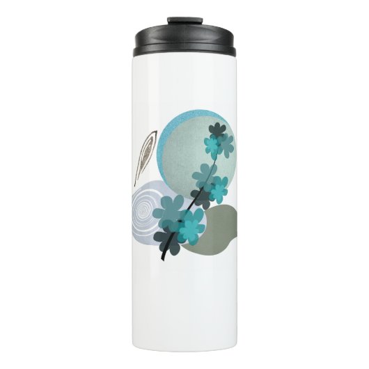 Bouteilles Isothermes Cyan Boho (Devant)