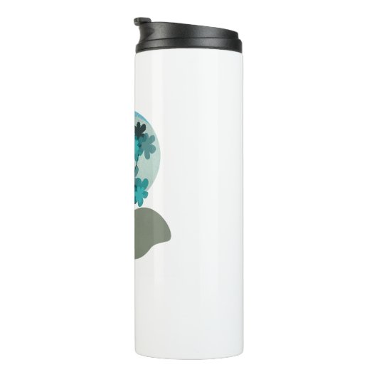 Bouteilles Isothermes Cyan Boho (Tourné sur la droite)