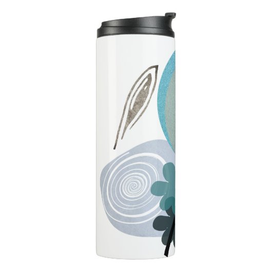 Bouteilles Isothermes Cyan Boho (Tourné sur la gauche)