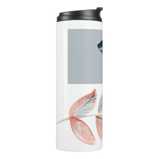 Bouteilles Isothermes Cyan Red Leaf (Tourné sur la gauche)