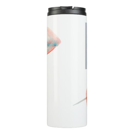 Bouteilles Isothermes Cyan Red Leaf (Dos)