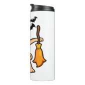 Bouteilles Isothermes Dabbing Halloween Carlin chien (Tourné sur la droite)