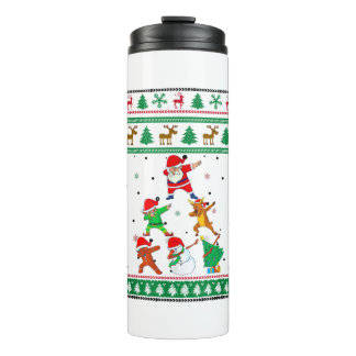 Bouteilles Isothermes Dabbing Père Noël Elf Friends Boys laids Christmas