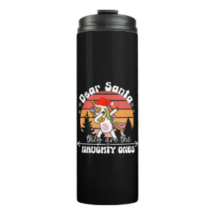 Bouteilles Isothermes Dabbing Unicorn drôle Noël