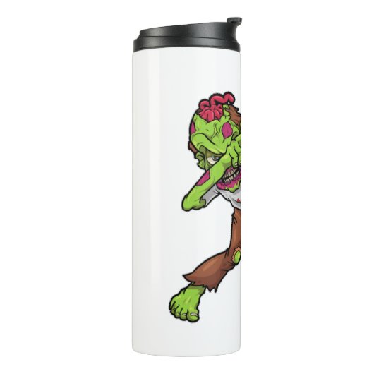 Bouteilles Isothermes Dabbing Zombie Halloween Dab Funny Cadeau design (Tourné sur la gauche)