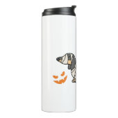 Bouteilles Isothermes Dachshund Chien Halloween Candy Corn Pleine lune (Tourné sur la gauche)