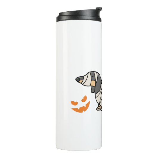 Bouteilles Isothermes Dachshund Chien Halloween Candy Corn Pleine lune (Tourné sur la gauche)