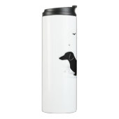 Bouteilles Isothermes Dachshund Chien - Halloween Moon Silhouette Classi (Tourné sur la gauche)