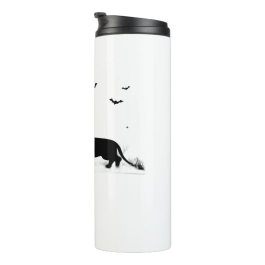 Bouteilles Isothermes Dachshund Chien - Halloween Moon Silhouette Classi (Tourné sur la droite)