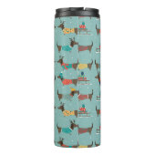 Bouteilles Isothermes Dachshund de vacances avec cadeaux et Motif de sle (Dos)