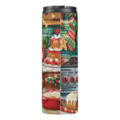 Bouteilles Isothermes Dachshund Gîtes : Noël festif (Dos)