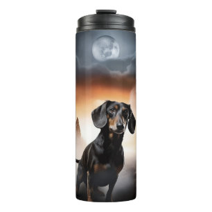 Bouteilles Isothermes Dachshund Halloween effroi