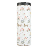 Bouteilles Isothermes Dachshund Lover Weiner Chien Saucisse Chien Fleur  (Dos)
