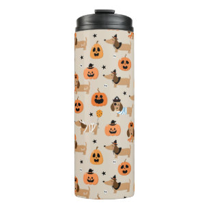 Bouteilles Isothermes Dachshunds en Halloween Costumes Motif